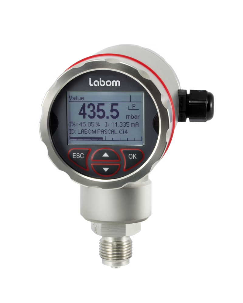 Labom pressure transmitter Pressure, differential pressure, level. Hydrogen compatible.